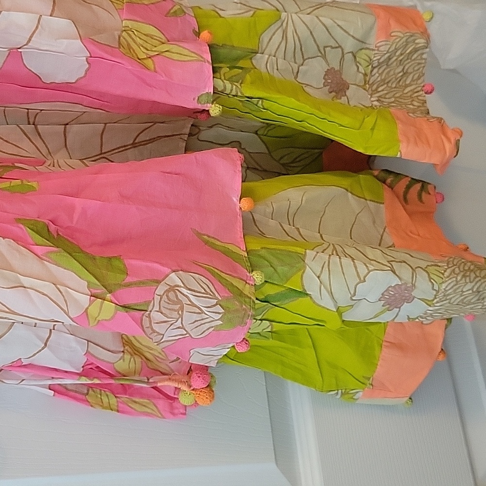 FARM RIO Mixed Neon Garden Mini  Dress NWT - Picture 9 of 11